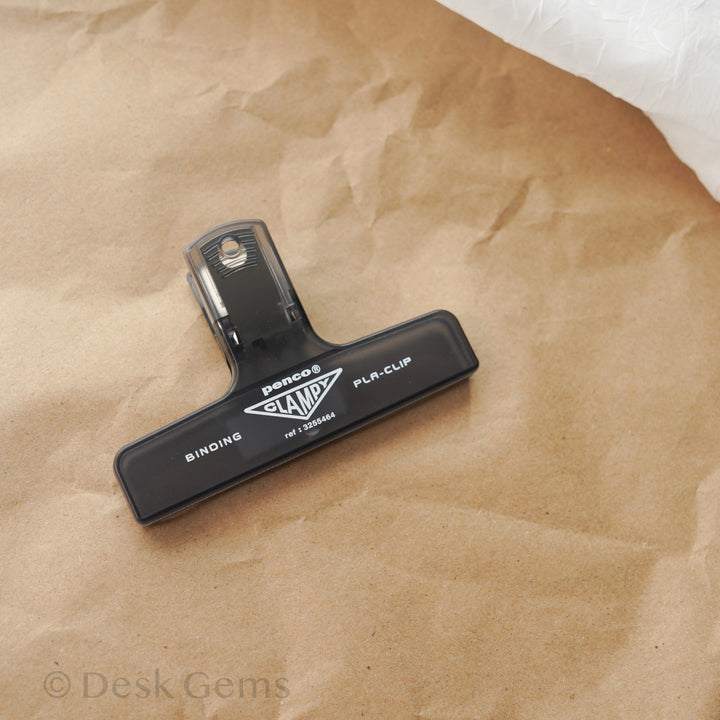 Penco Clear Binding Clip - Black