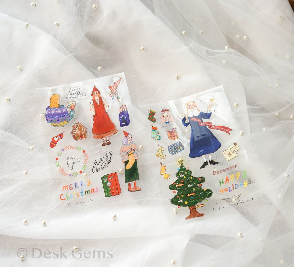 La Dolce Vita Original Sticker - Merry Christmas