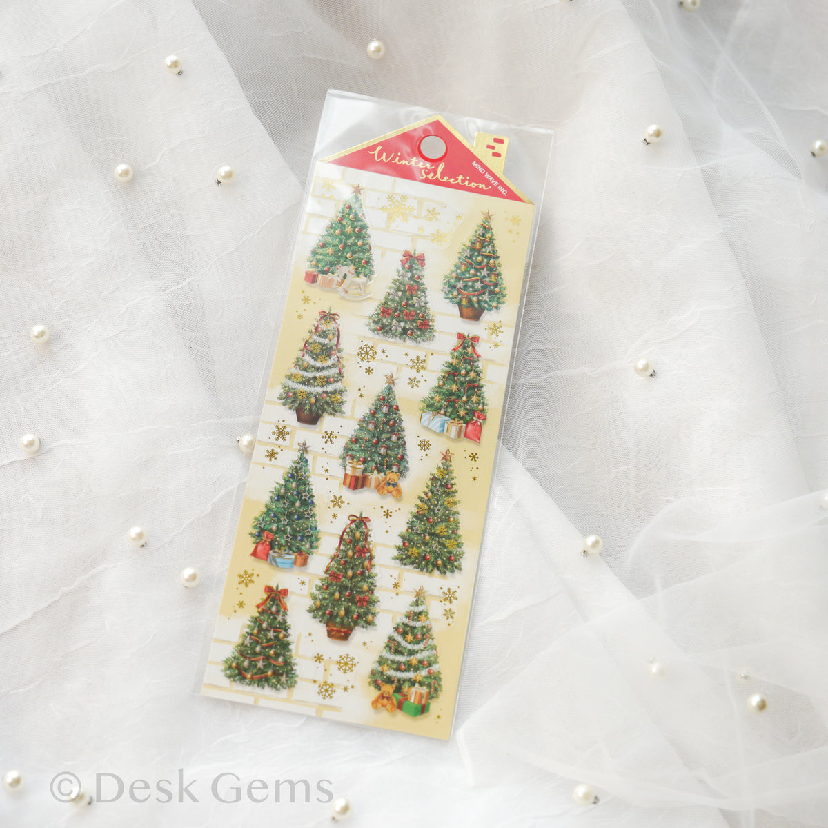 Mind Wave Winter Sticker - Christmas Trees