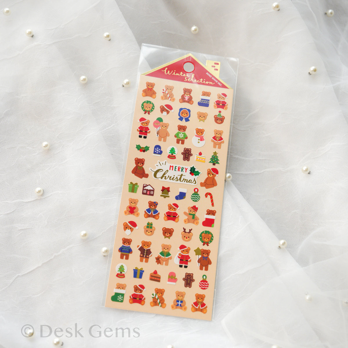 Mind Wave Winter Sticker - Christmas Bear