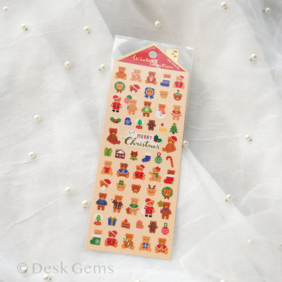 Mind Wave Winter Sticker - Christmas Bear