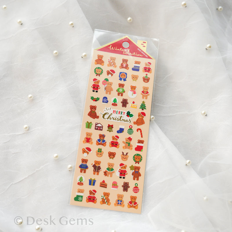 Mind Wave Winter Sticker - Christmas Bear