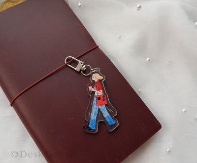 La Dolce Vita Acrylic Charm - Girl with Bubble Tea