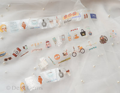 La Dolce Vita Kiss-cut PET Tape - Daily Life