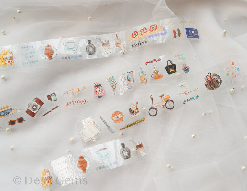 La Dolce Vita Kiss-cut PET Tape - Daily Life