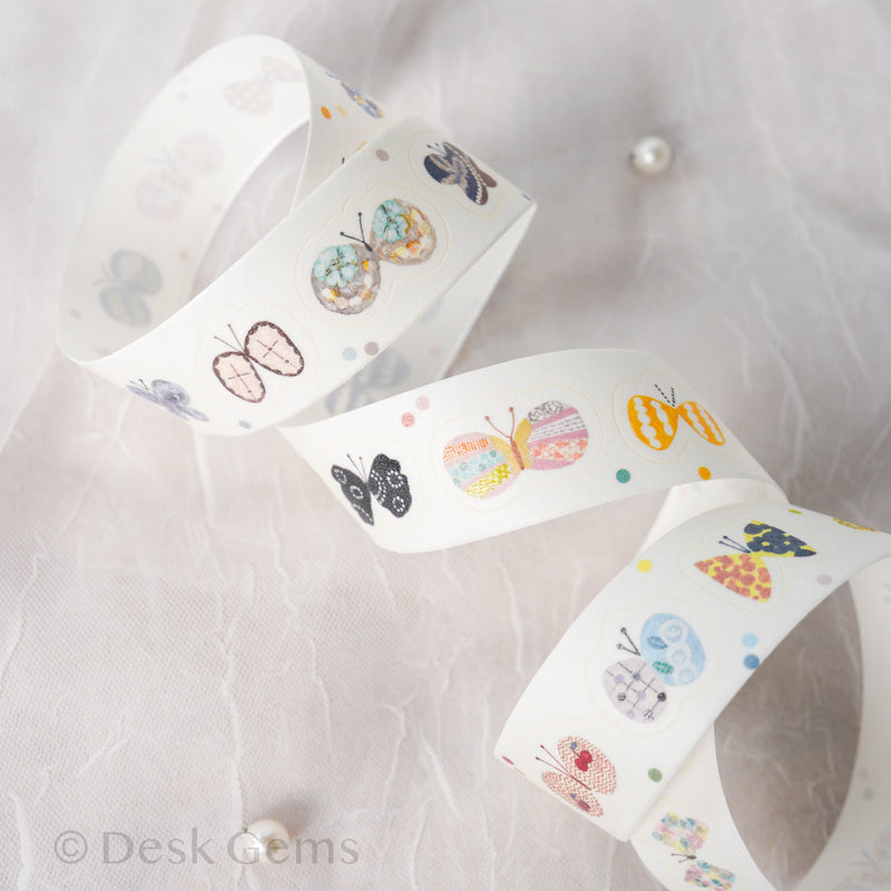 Pion Kiss-cut Washi Tape - Butterfly