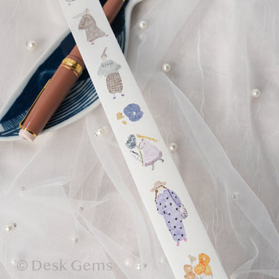 Pion Kiss-cut Washi Tape - Artsy Girl