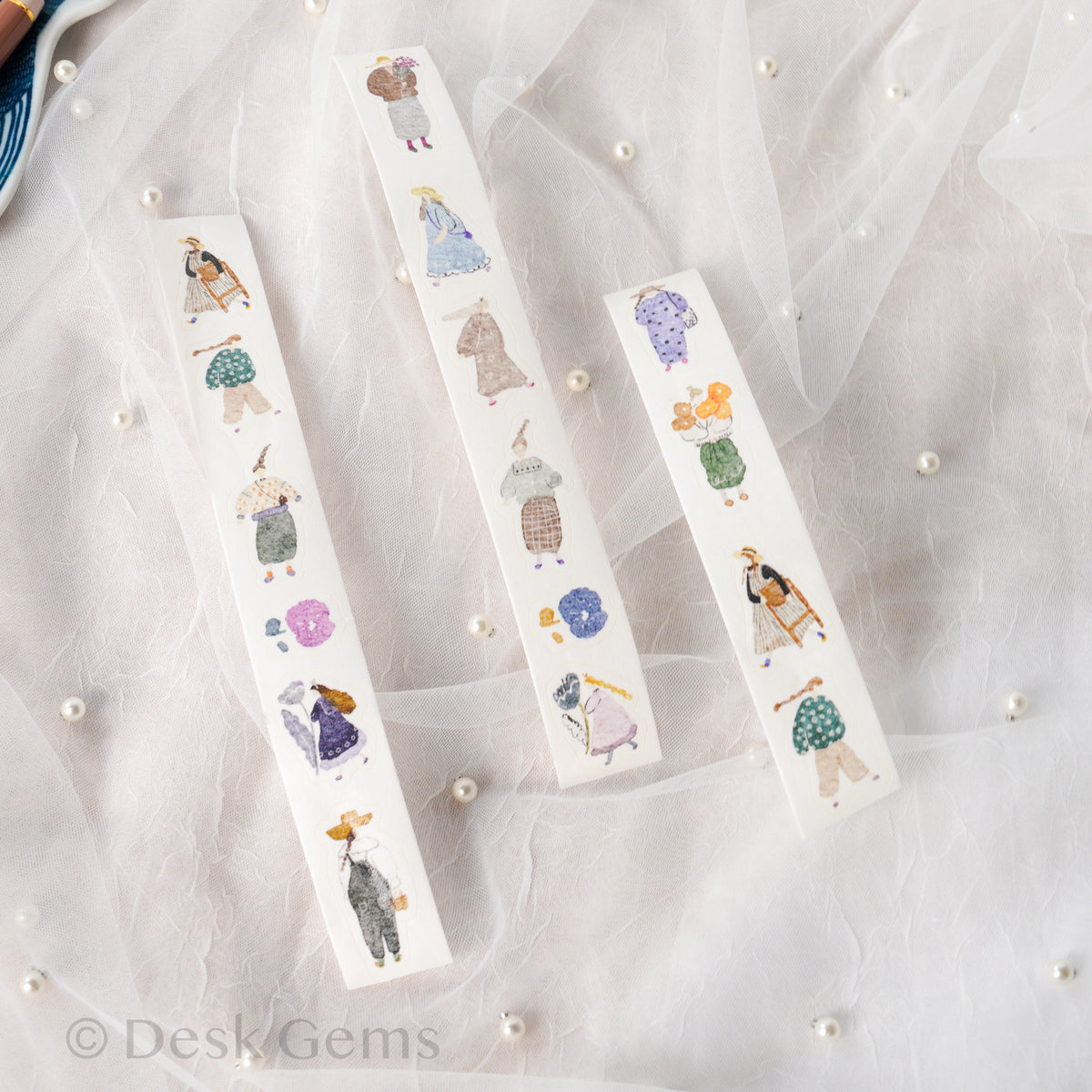 Pion Kiss-cut Washi Tape - Artsy Girl