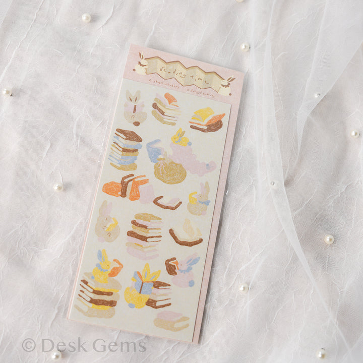 Bighands Original Washi Sticker - Reading Time