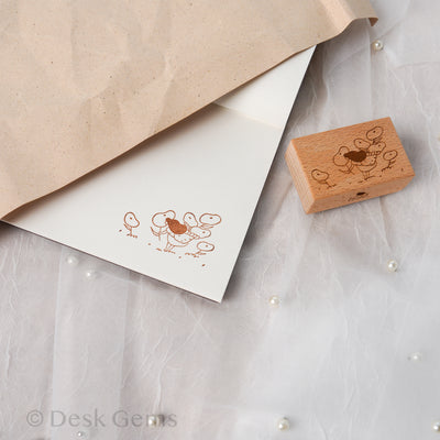 Bighands Original Rubber Stamp - Pick Some Flowers