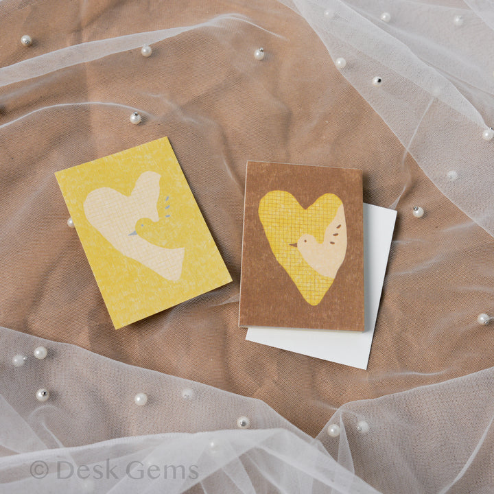 Bighands Original Memo Pad - Someday - Heart Bird