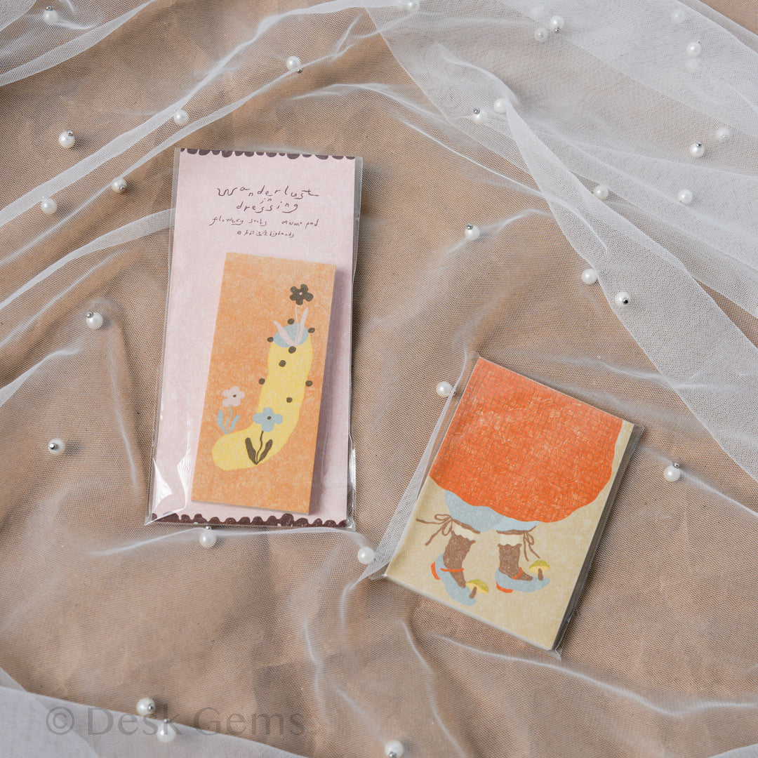 Bighands Original Memo Pad - Wanderlust in Dressing