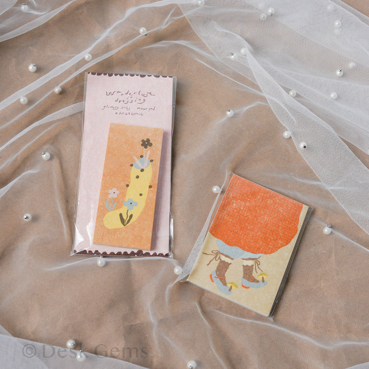 Bighands Original Memo Pad - Wanderlust in Dressing