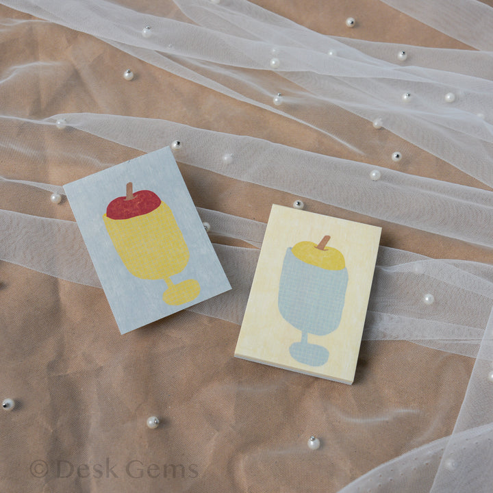 Bighands Original Memo Pad - Little Things - Apple cup