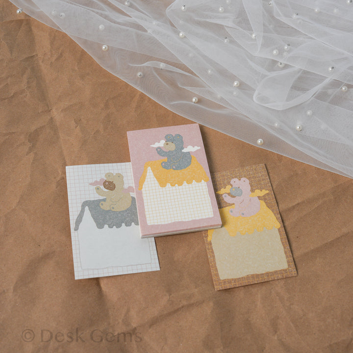 Bighands Rainy Days Memo Pad - Have Fun!