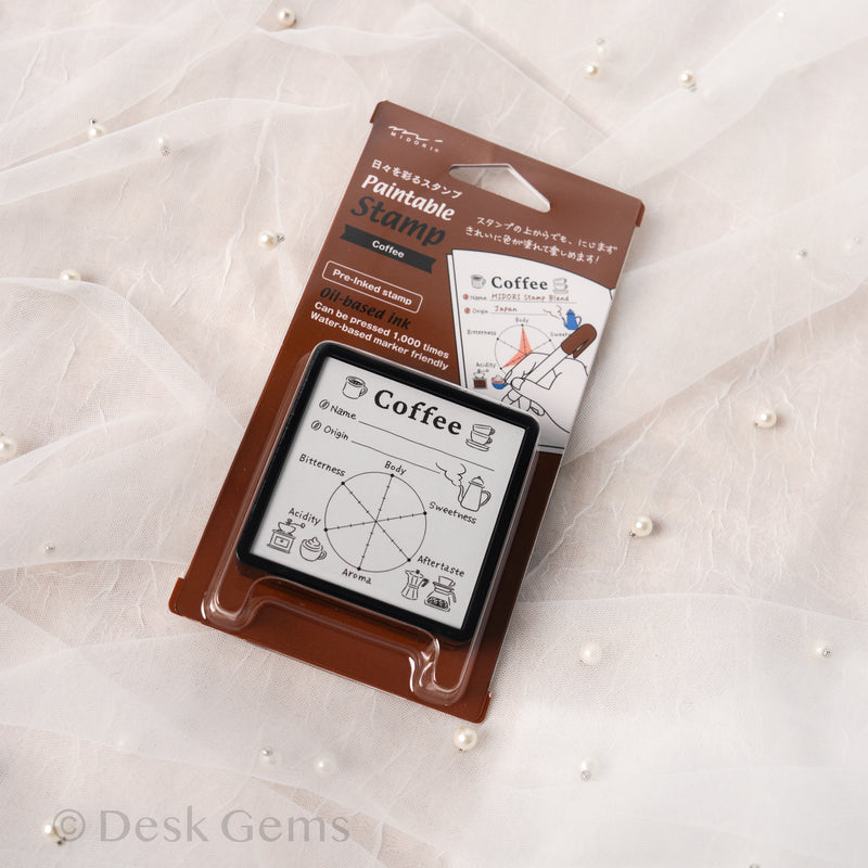 Midori Paintable Stamp - Coffee
