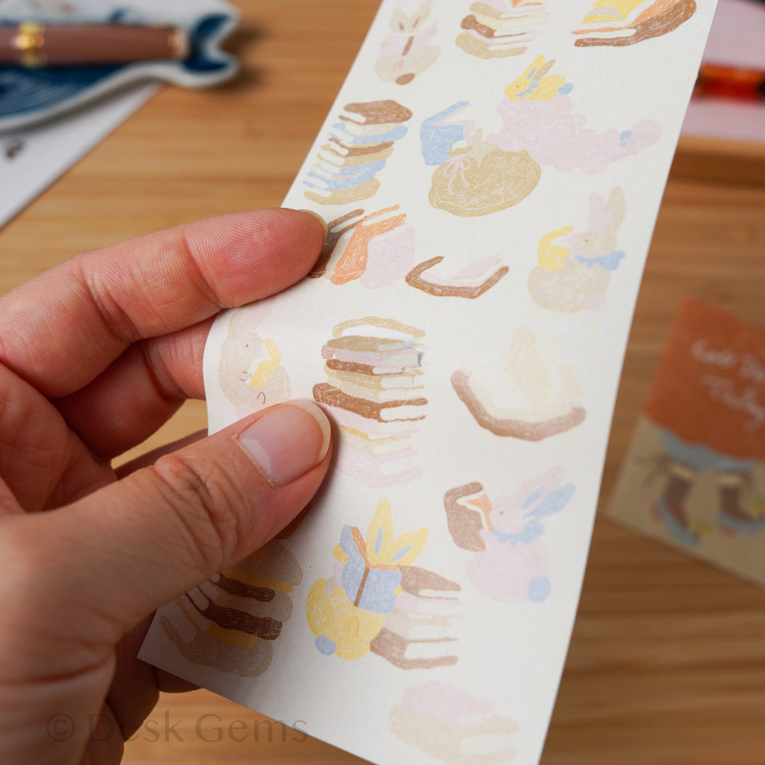 Bighands Original Washi Sticker - Reading Time