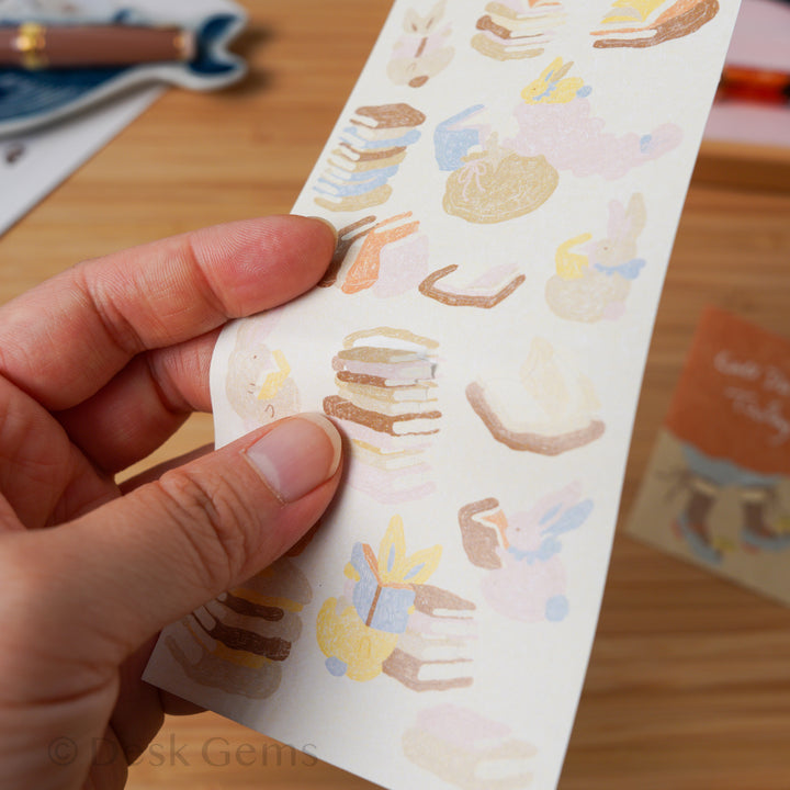 Bighands Original Washi Sticker - Reading Time