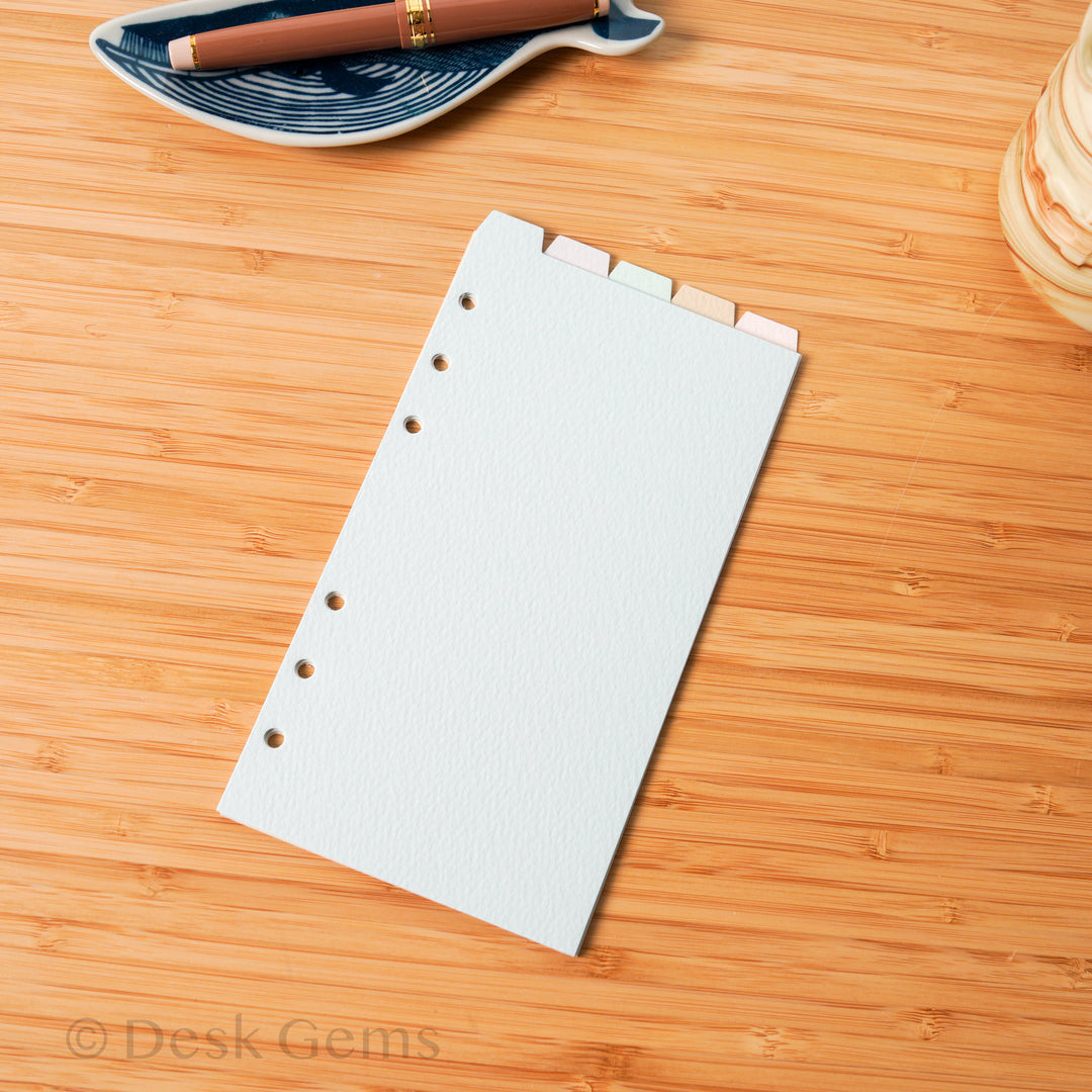 Takeo Paper Products Planner Divider Inserts - Mermaid Paper