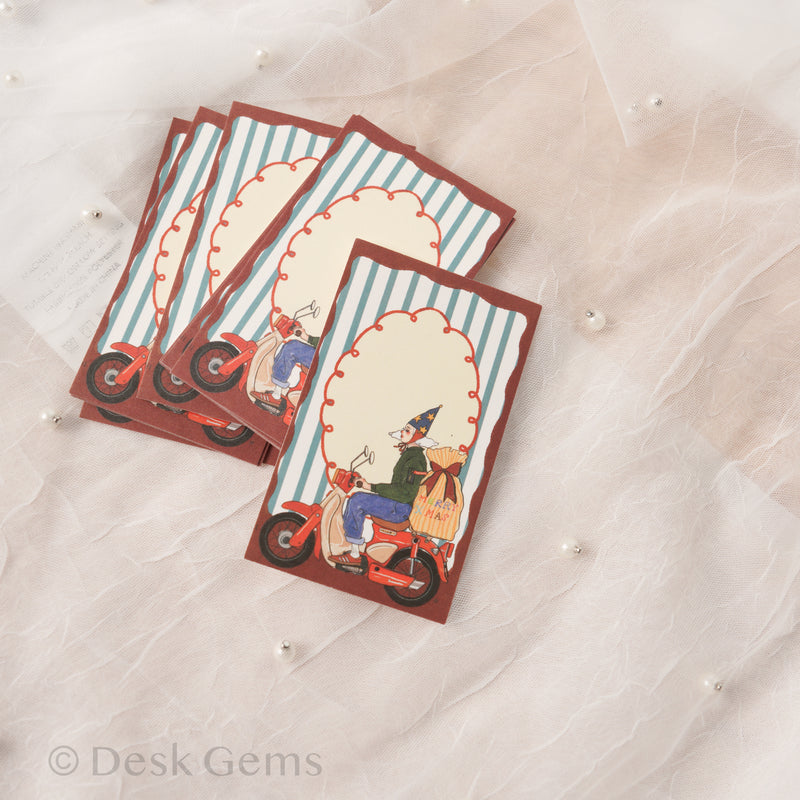 La Dolce Vita Holiday Mini Card Set - My Bike is My Sleigh