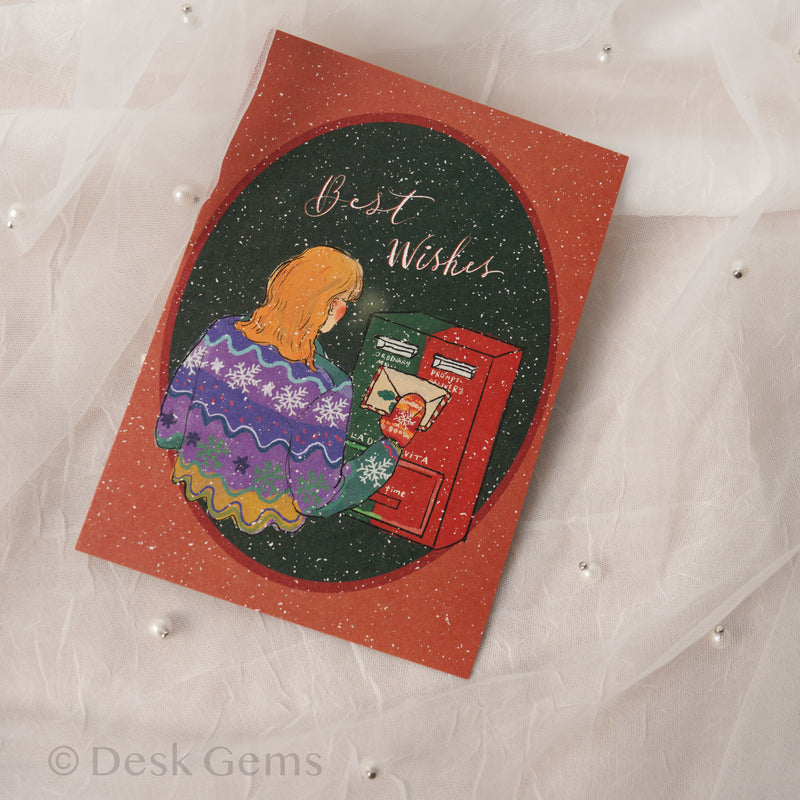 La Dolce Vita Holiday Postcard - Best Wishes