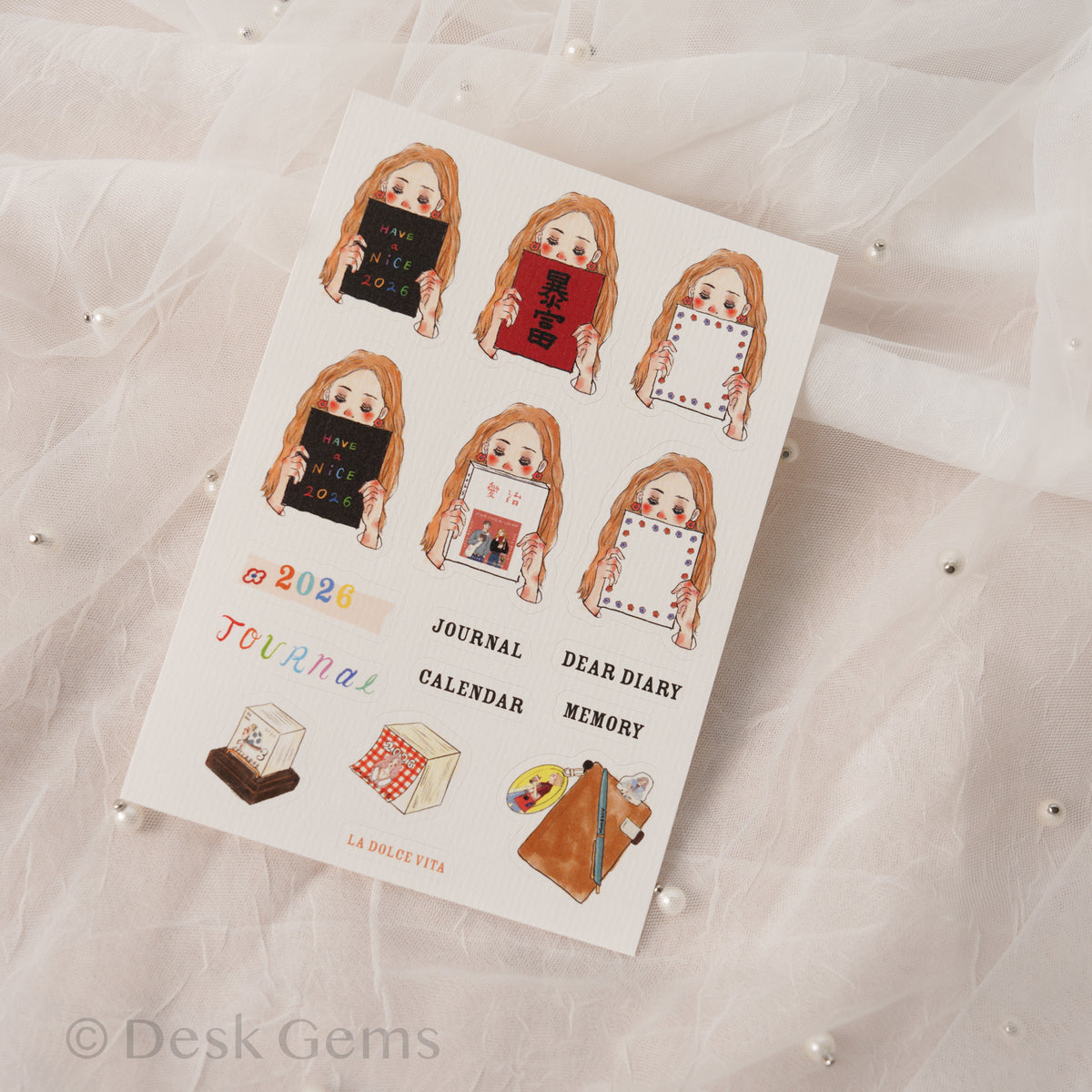 La Dolce Vita Original Sticker - For 2026 Journals