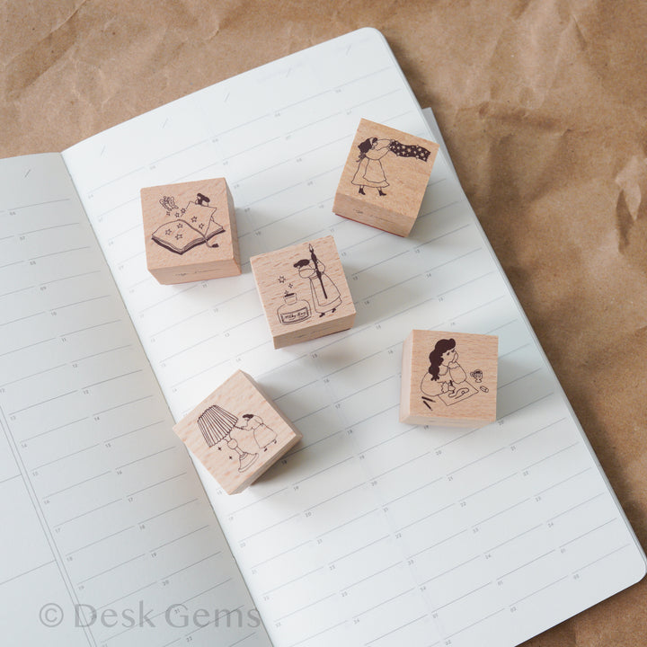 Ivy Snow Original Stamp - On the Desk