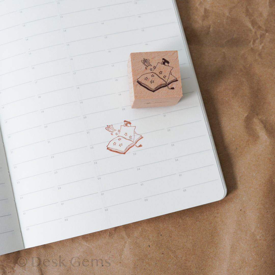 Ivy Snow Original Stamp - On the Desk - The Book of Inspiration
