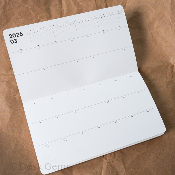 Analogue Keeper 2026 Diary Monthly