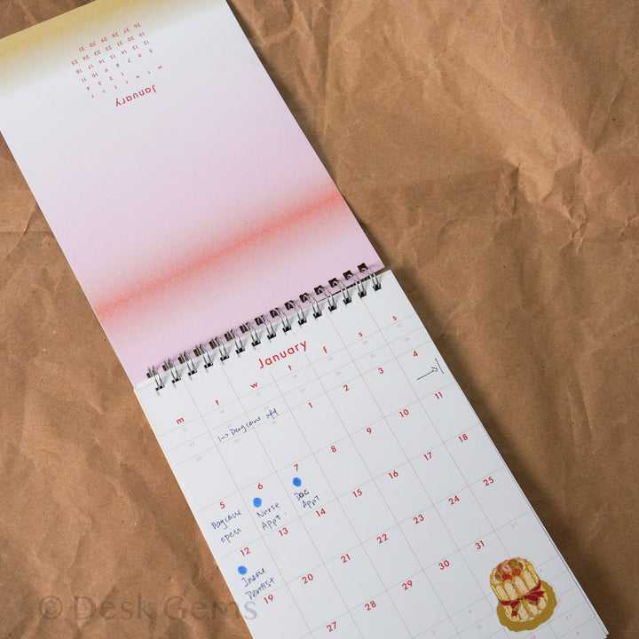 Analogue Keeper 2026 Flow Desktop Calendar