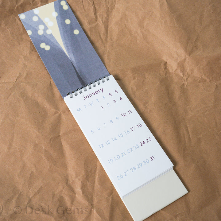 Analogue Keeper 2026 Wonderland Desktop Calendar