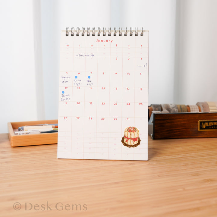 Analogue Keeper 2026 Flow Desktop Calendar