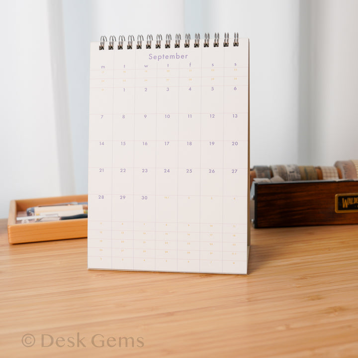 Analogue Keeper 2026 Flow Desktop Calendar