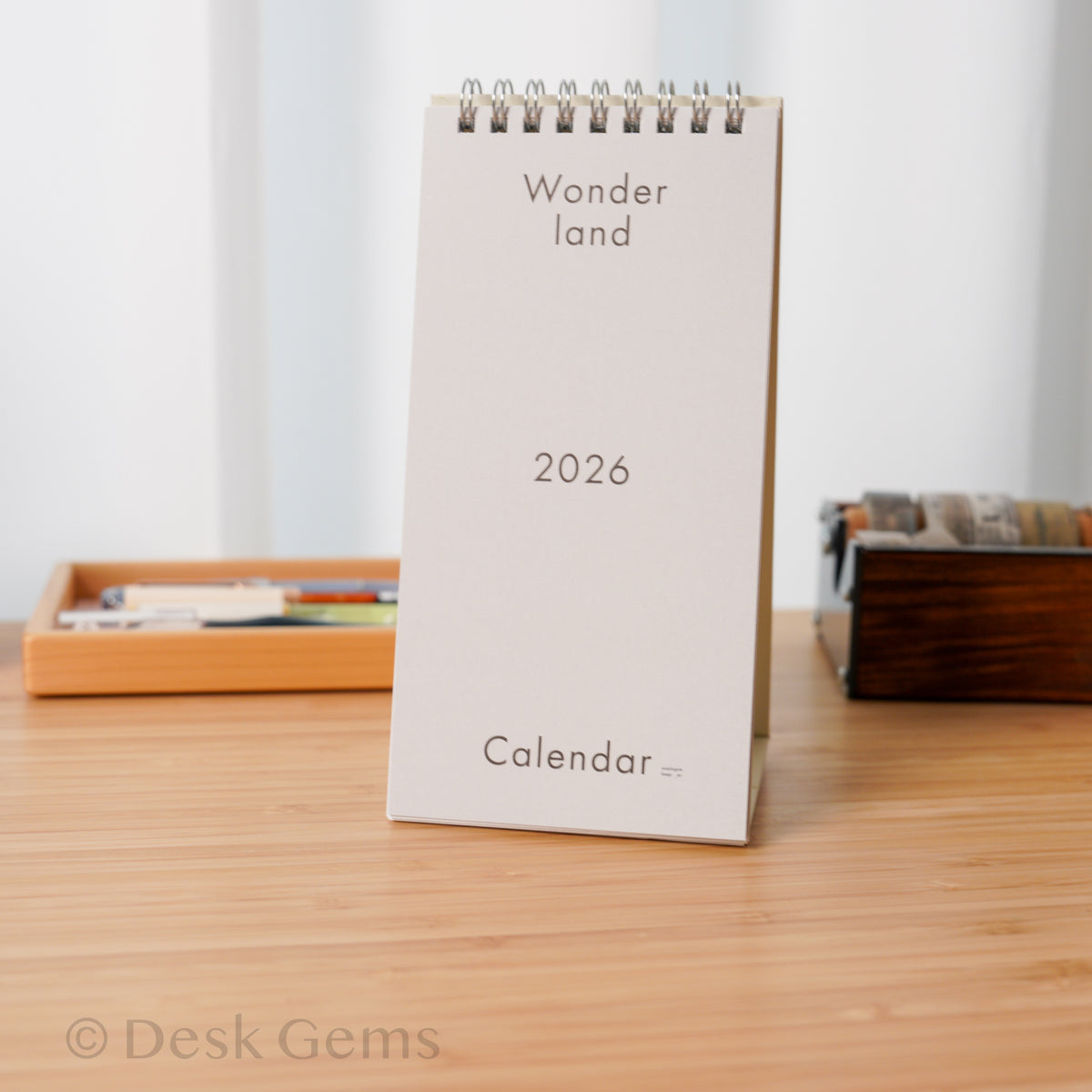 Analogue Keeper 2026 Wonderland Desktop Calendar