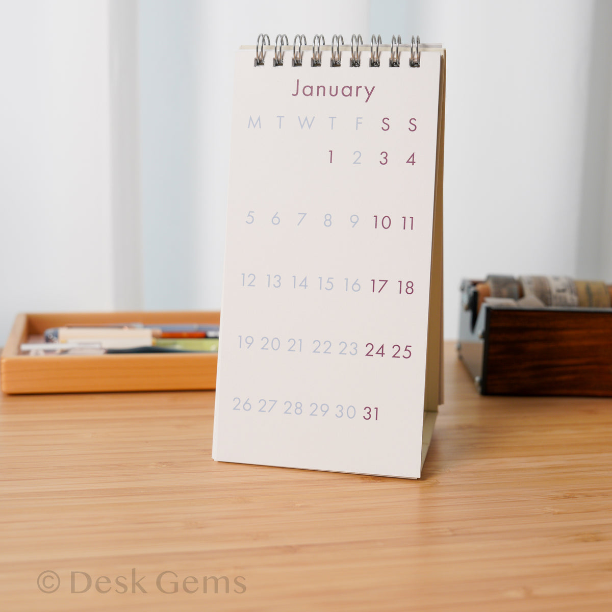 Analogue Keeper 2026 Wonderland Desktop Calendar