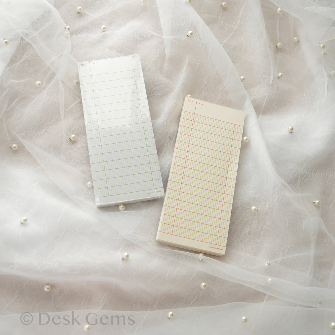 Analogue Keeper Checklist Memo Pad