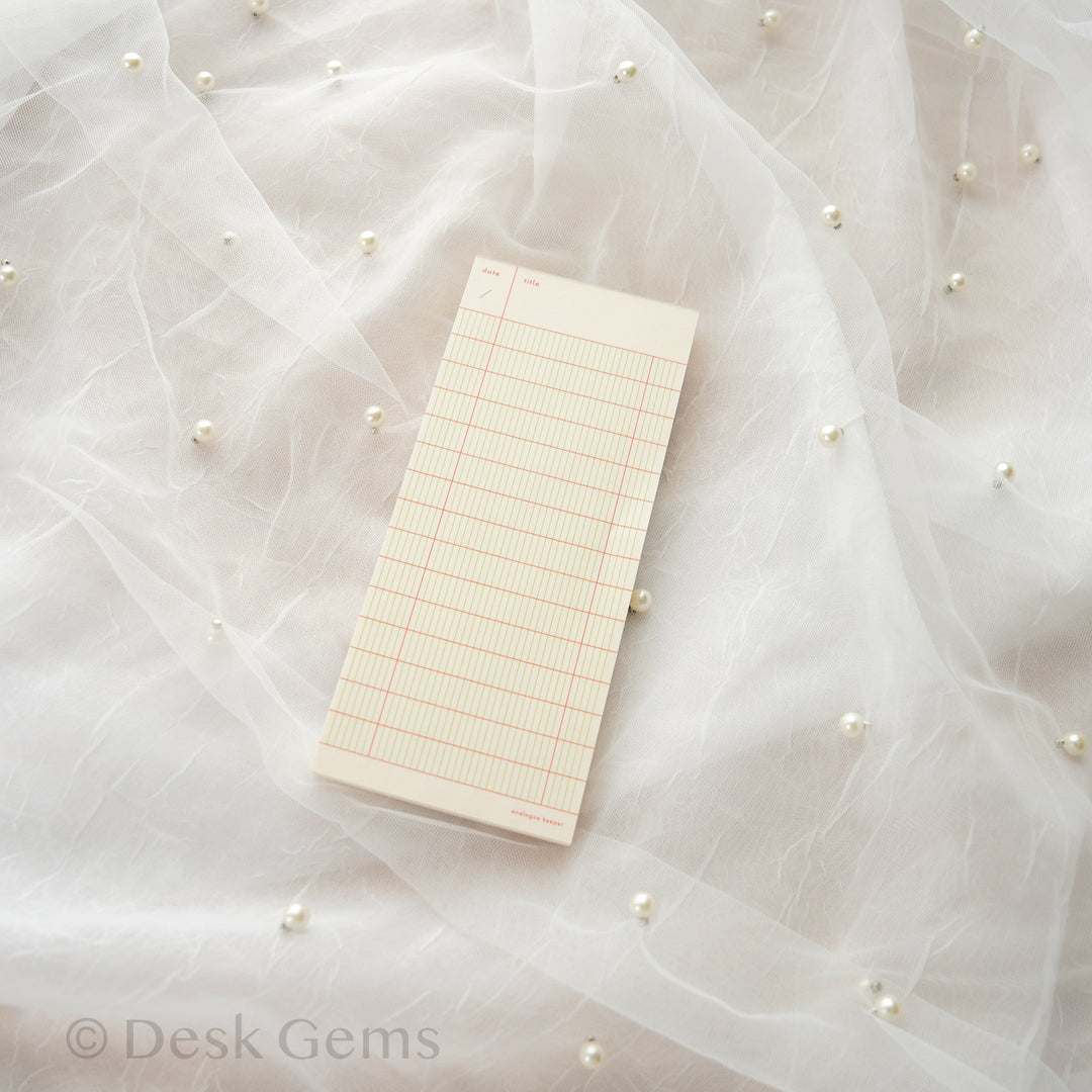 Analogue Keeper Checklist Memo Pad - Yogurt