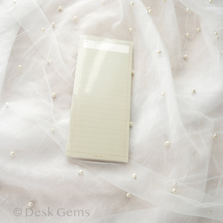 Analogue Keeper Checklist Memo Pad - Bread