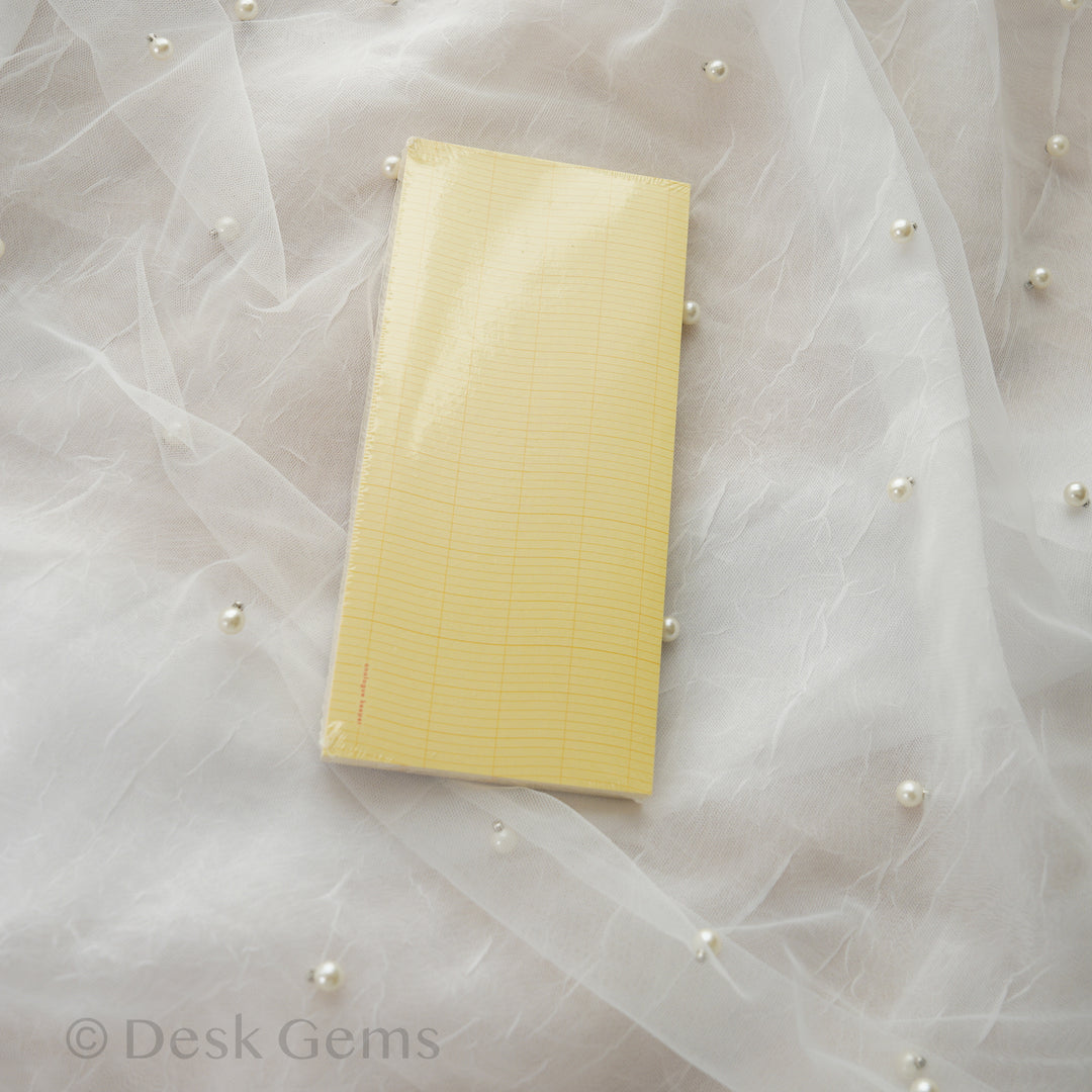 Analogue Keeper Rhythm Grid Memo Pad - Butter