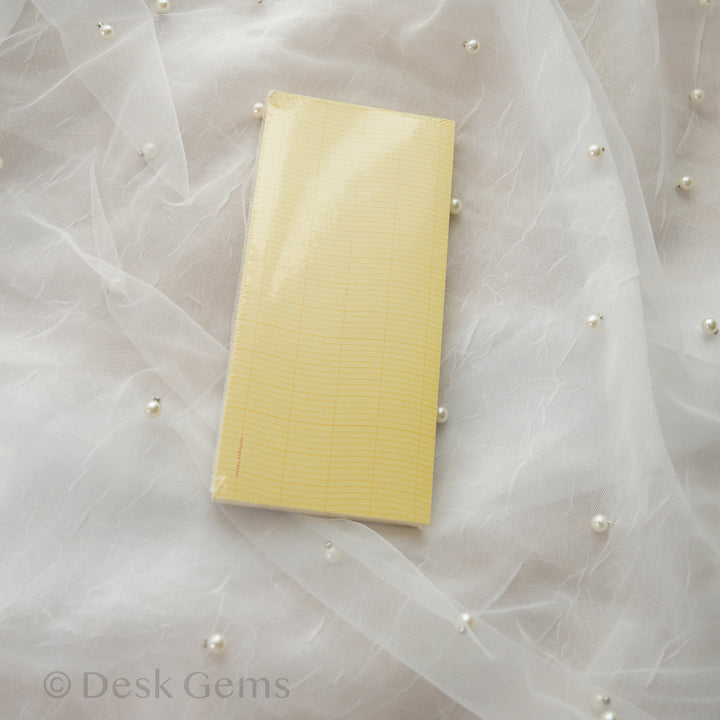 Analogue Keeper Rhythm Grid Memo Pad - Butter