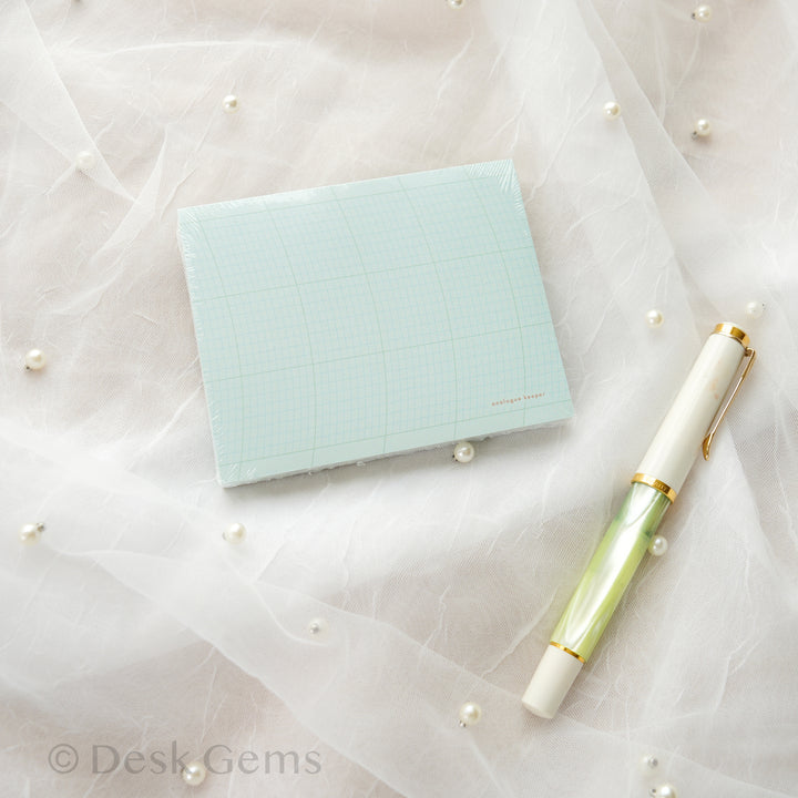 Analogue Keeper Oval Grid Memo Pad - Small