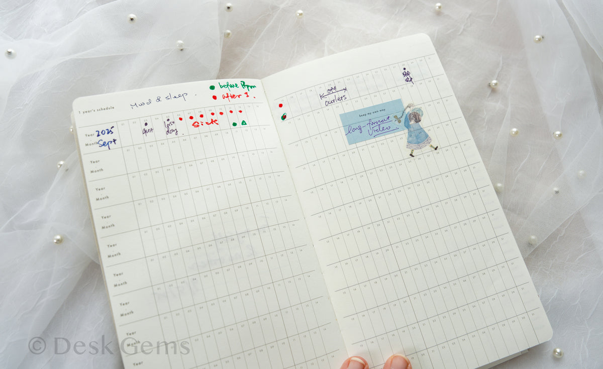 Analogue Keeper Undated Space Diary - 6 Months