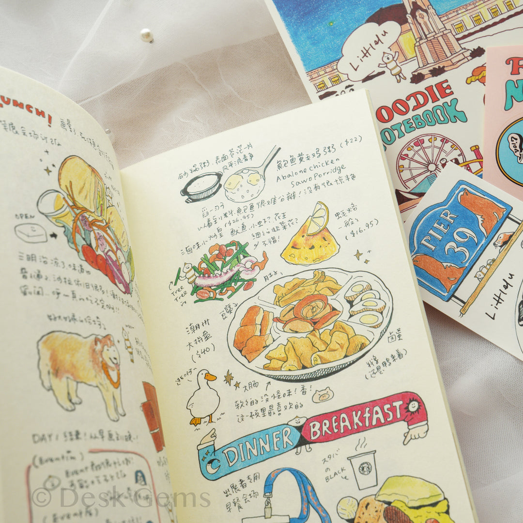 Littlelu Illustrated Sketches Booklet Bundle - Foodie Vol.7