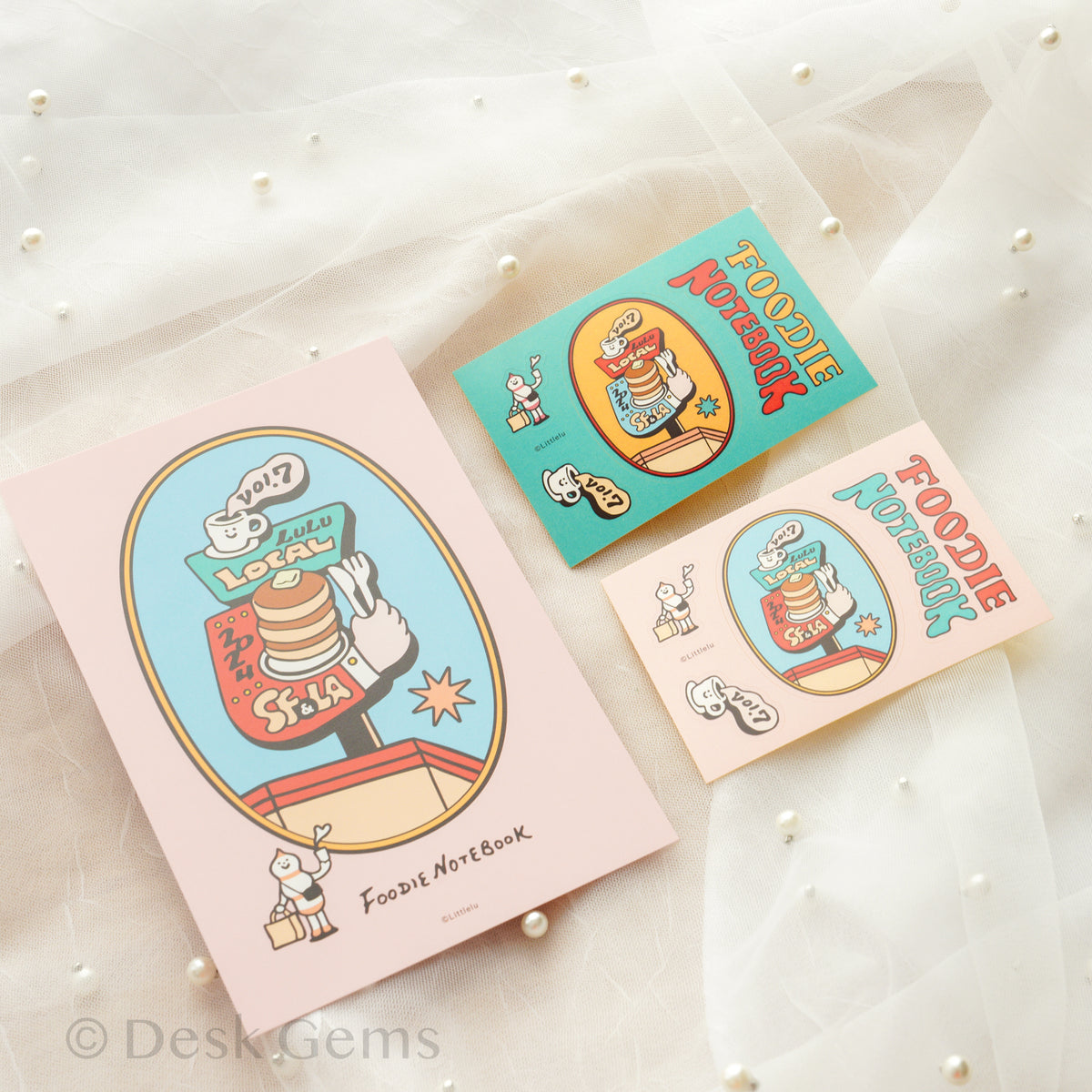 Littlelu Foodie 7 Sticker Bundle