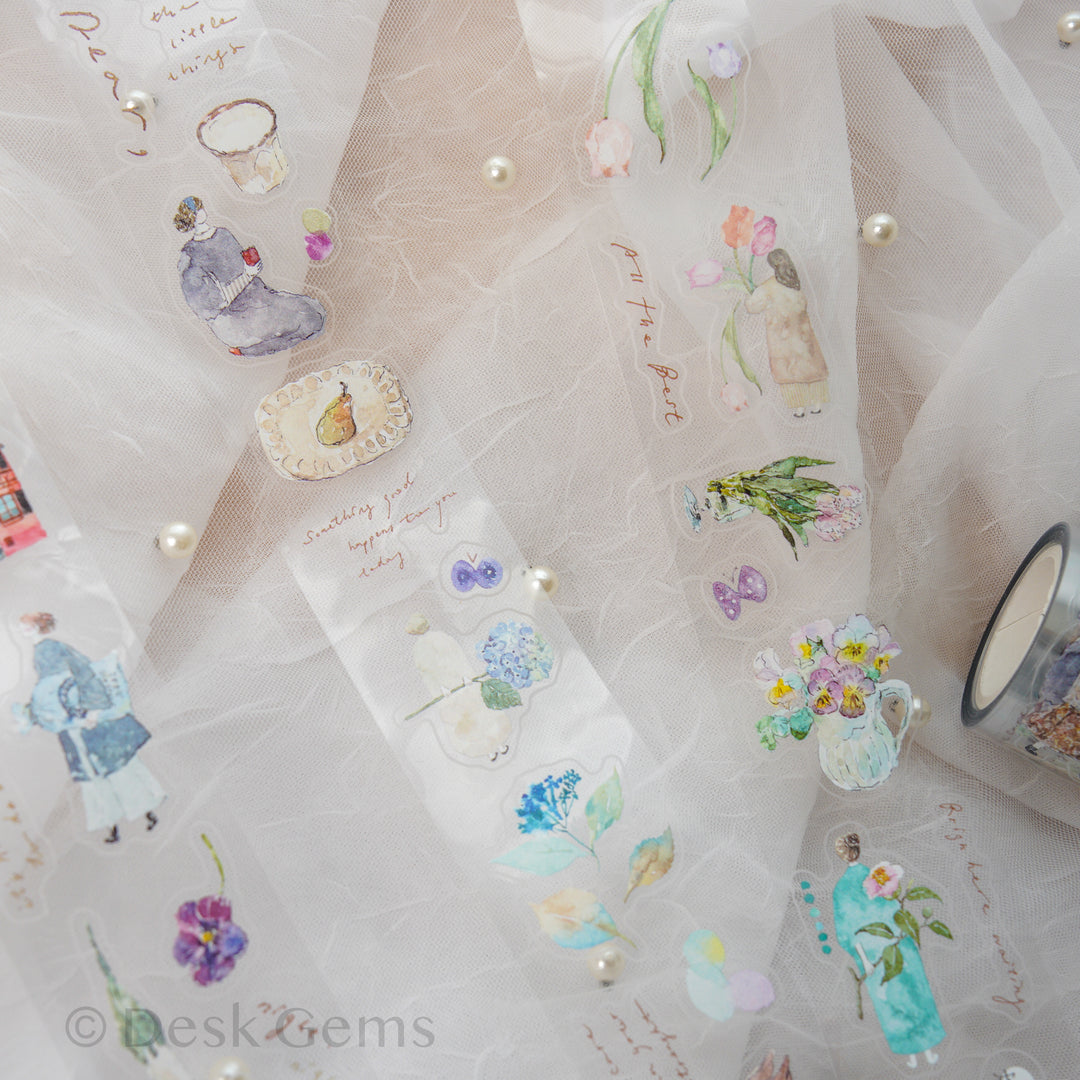 Pion Kiss-cut PET Tape - Mini Girl (Revised Version)