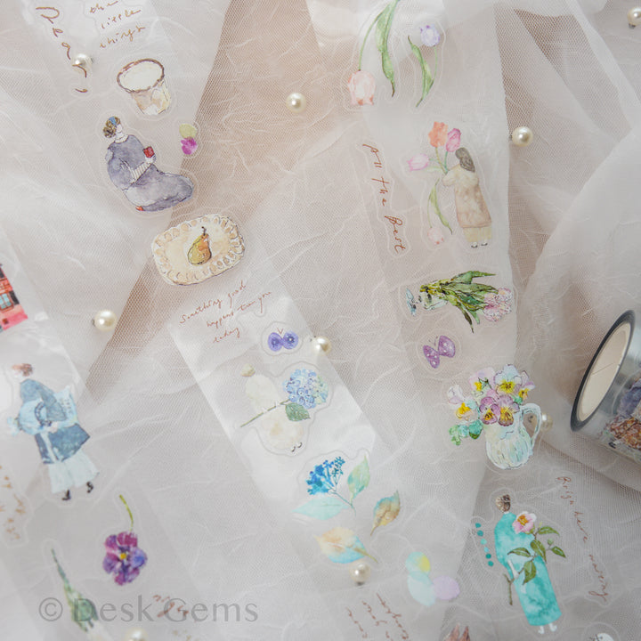 Pion Kiss-cut PET Tape - Mini Girl (Revised Version)