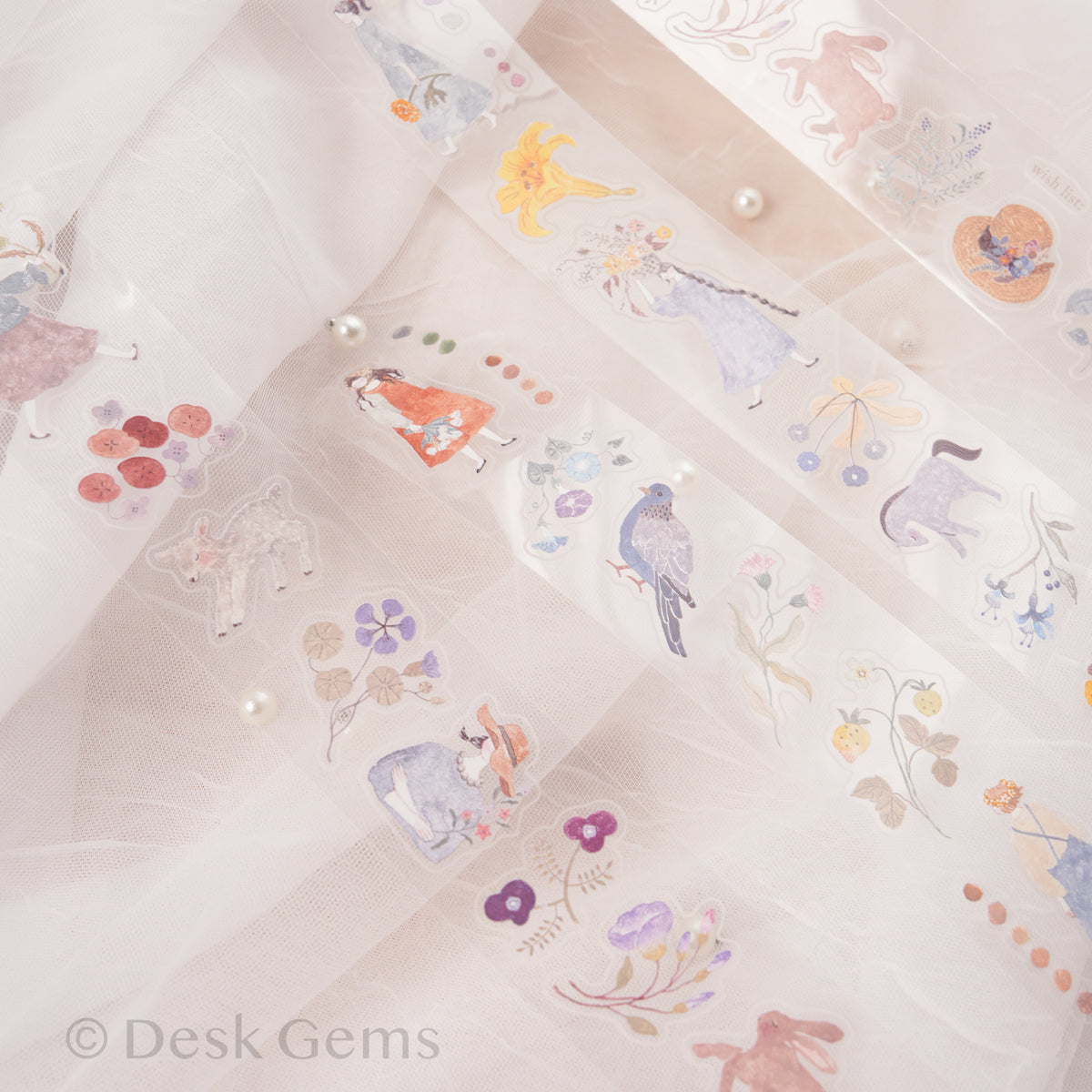 Pion Kiss-cut PET Tape - Blooming