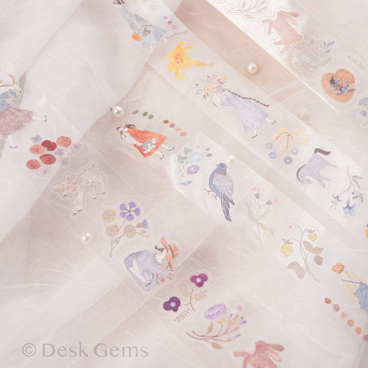 Pion Kiss-cut PET Tape - Blooming