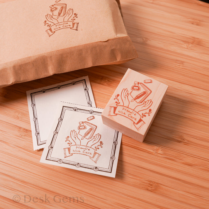 The "Handle with Care" Stamp (Stationery Version)