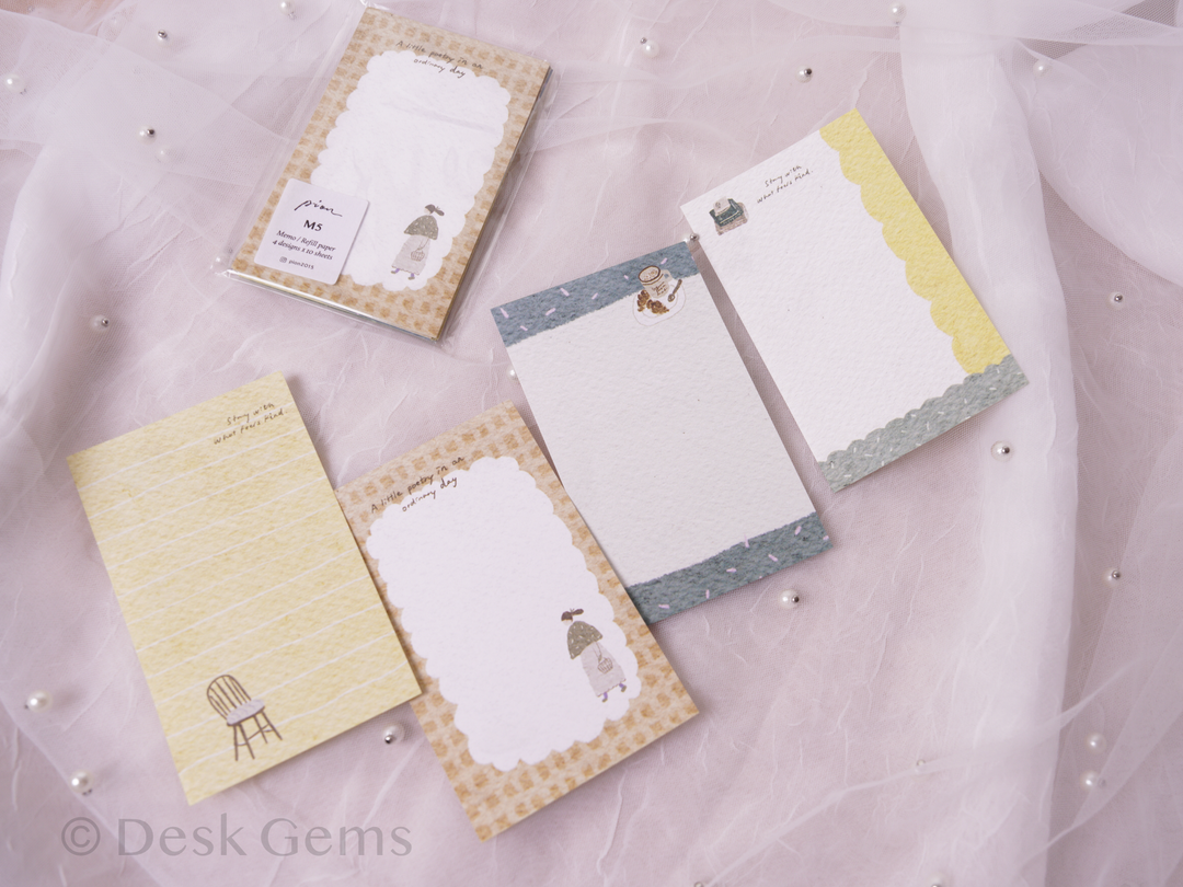 Pion Original Memo Paper/Inserts Set - Cozy Mood